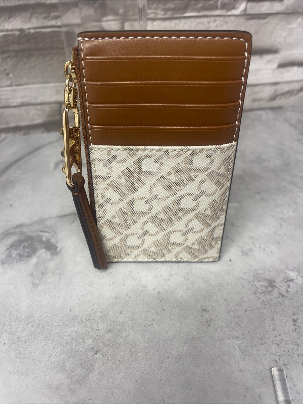 Michael Kors Parker Large Empire Logo Multi-Function Crossbody & Card Case - Picture 11 of 12